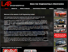 Tablet Screenshot of lapengineering.com